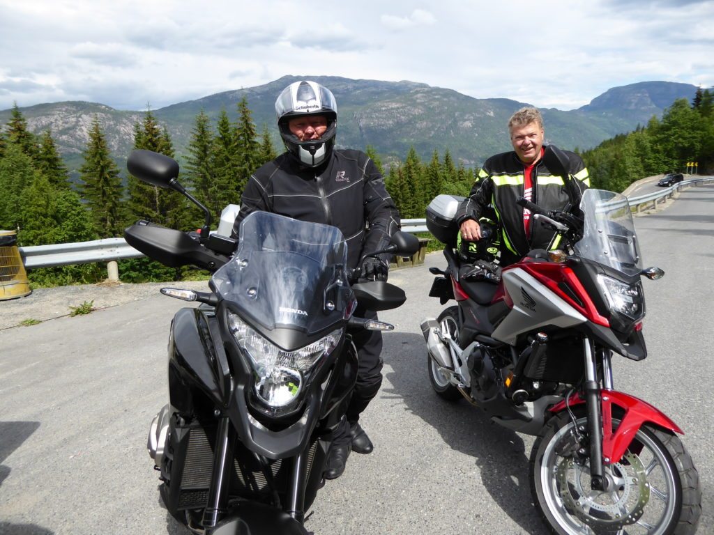 Honda Riders Club Norge Tur i telemark Mc-tur